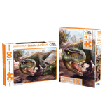 Jogo Puzzle 100 Peças Dinossauros Grow 0100 (123259) na Americanas