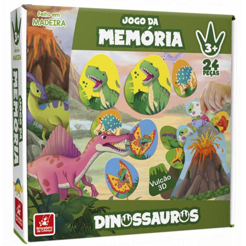 Jogo da Memória Safari Brincadeira de Criança em Promoção na Americanas