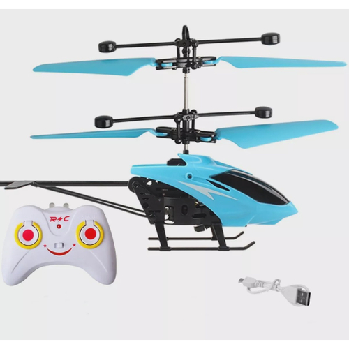 Avião Helicóptero Drone Recarregável Usb Com Controle Remoto no Shoptime