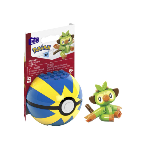 Boneco Pokémon Figura de Batalha Grookey c/ Case