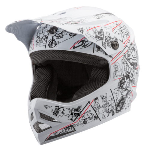 Capacete Motocross Infantil Lançamento Menino Menina Pro Tork