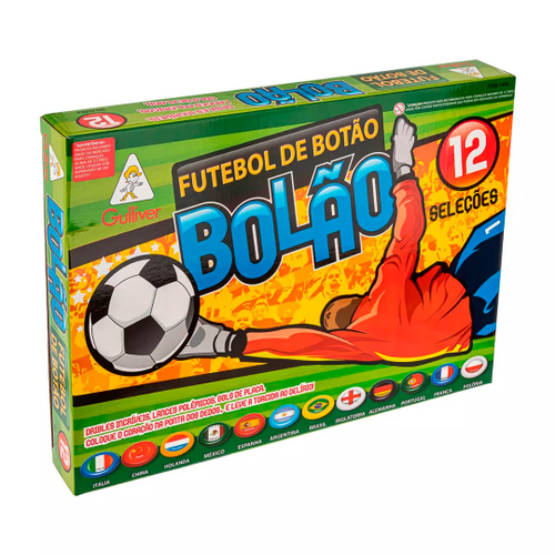 Jogo Tabuleiro Futebol De Botão Bolão 12 Times em Promoção na Americanas