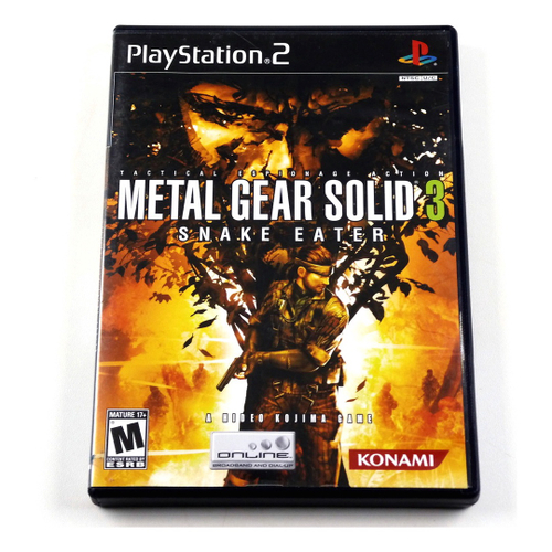 PS2 - Playstation 2 - Jogo Metal Gear Solid 3 Snake Eat