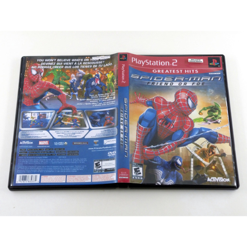 SpiderMan Friend or Foe jogo playstation ps2