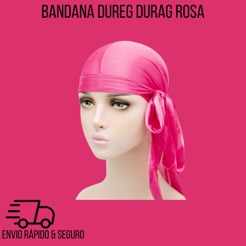 Bandana Durag Cetim Silky Branca - TUG Brasil