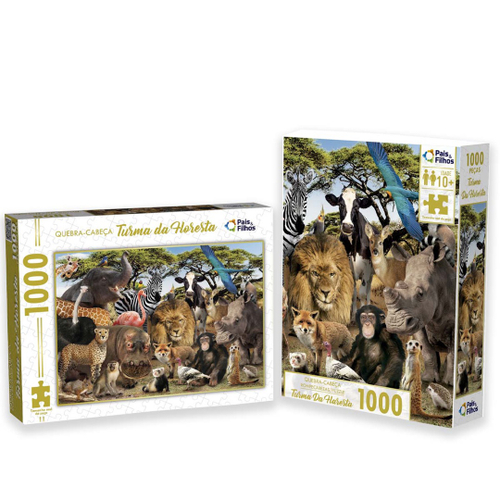 Quebra-Cabeça – Puzzle Panorama – Animais Disney – 350 Peças