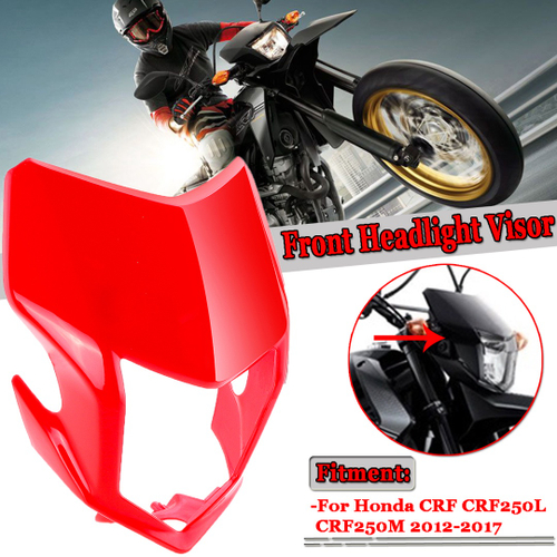 Para 12 17 Honda Crf Crf250l Crf250m Farol Vermelho Carenagem Frente Luz Capota Nas Americanas