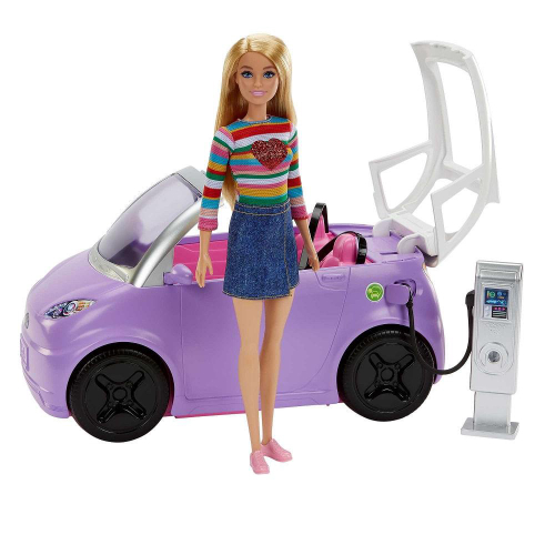 Carro Grande Boneca Barbie Loira Fiat Original Mattel Menina