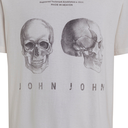 Camiseta John John Trademark Masculina Branca - Dom Store