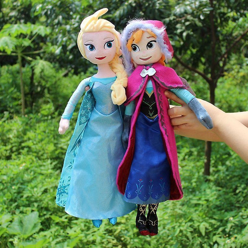 Boneca pelucia princesa elsa 50cm frozen disney long jump