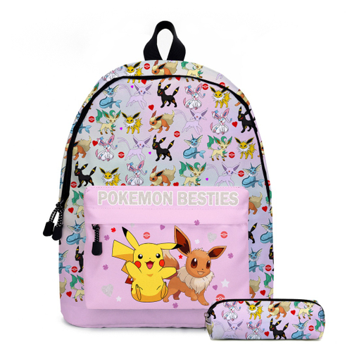 Mochila Escolar Bolsa Pikachu Pokémon Fofo Cute