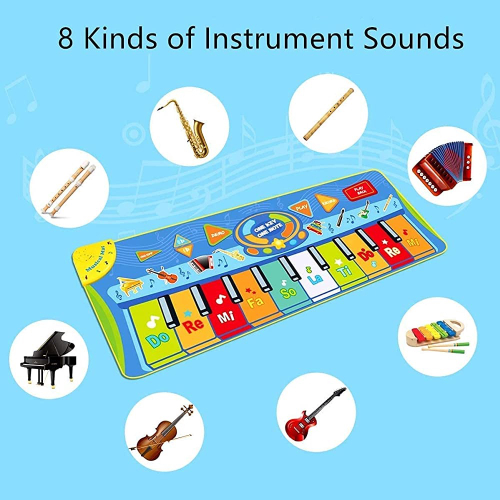 Tapete De Piano Musical Infantil Dançando Piano Teclado Tapete Música Jogo  De Piano Brinquedo Para Aprendizagem Precoce Educação Educacional :  : Brinquedos e Jogos