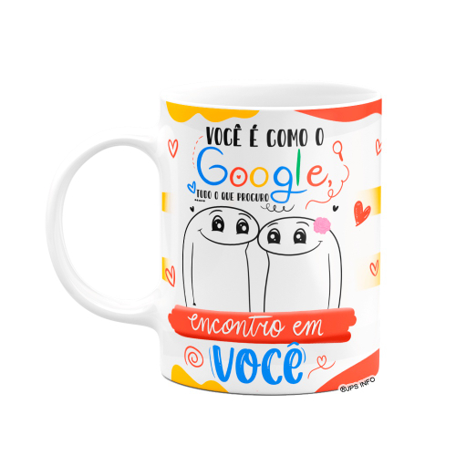 Caneca Florks Meme Dia dos Namorados Meu Amor Por Você é Igu em Promoção na  Americanas