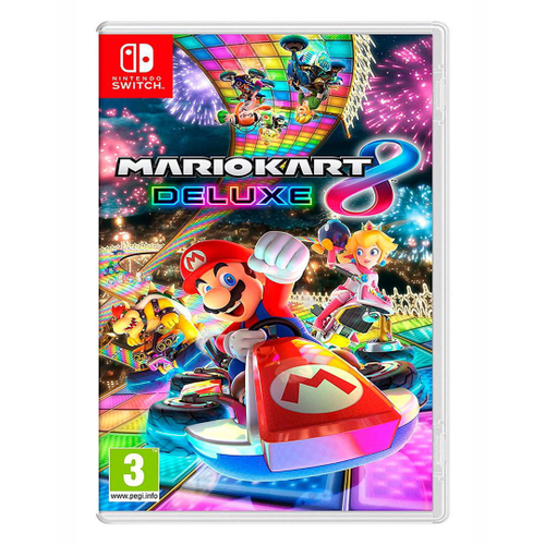 Nintendo Switch 32GB Mario Kart 8 Deluxe cor vermelho-néon, azul-néon e  preto