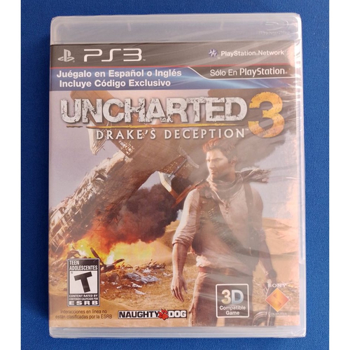 Jogo Ps3 Uncharted 3 - Brasil Games - Console PS5 - Jogos para PS4 - Jogos  para Xbox One - Jogos par Nintendo Switch - Cartões PSN - PC Gamer