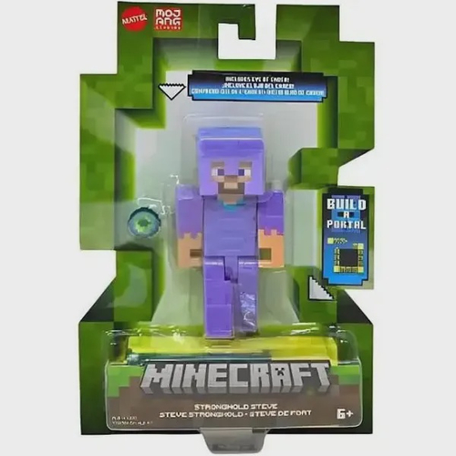 Boneco Minecraft Caves & Cliffs Portal Do Ender Dragon