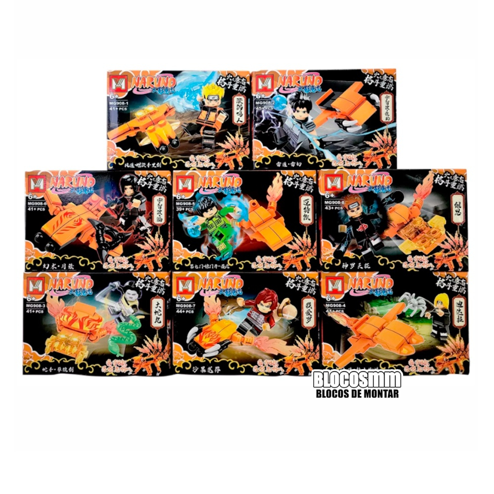 Kit Completo Ninja Naruto Shippuden 4 Peças Original Oficial em Promoção na  Americanas