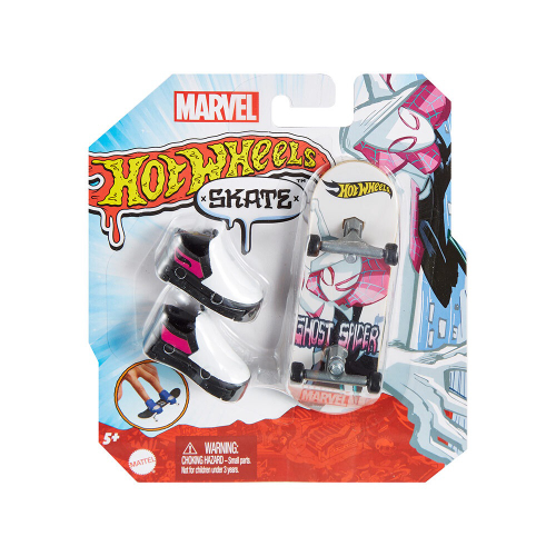 Hot Wheels Skate De Dedo Com Tenis Aranha Fantasma