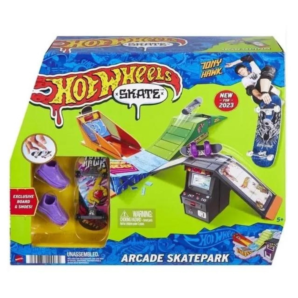 Hot Wheels Skate De Dedo Com Tenis Homem Aranha