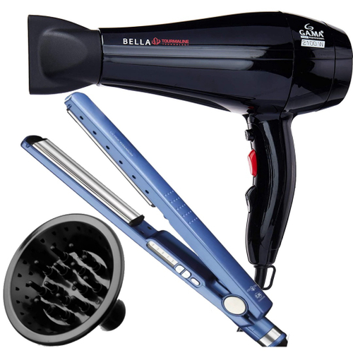 Secador De Cabelo Profissional 2100w Com Difusor De Cachos