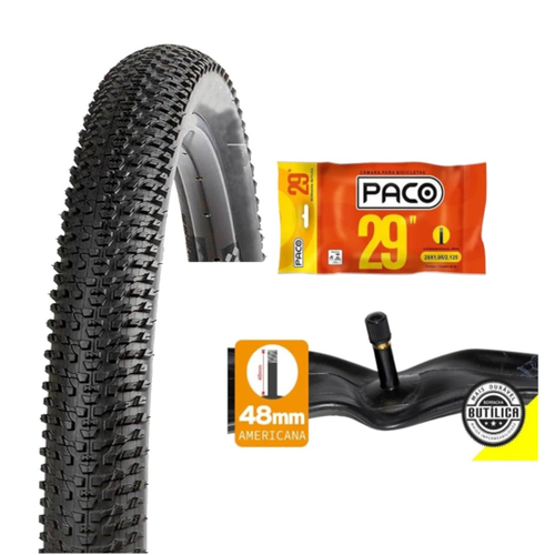 Pneu Kenda Mountain Bike Aro 29 mtb + Camara Aro 29 mtb Paco em