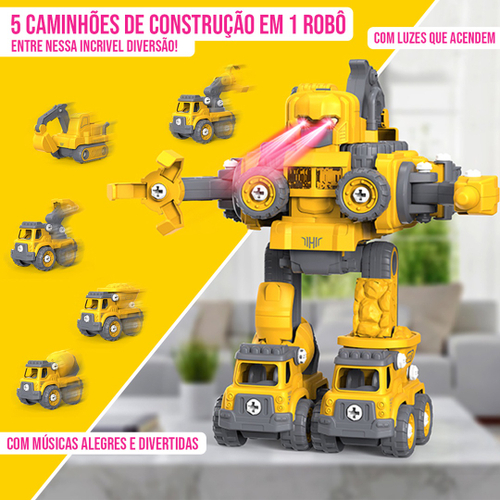 Quebra Cabeca Divertido - Fabrica de Robos