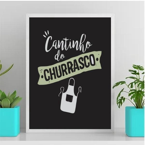 Quadro Churras Familia - Comprar em Caustica