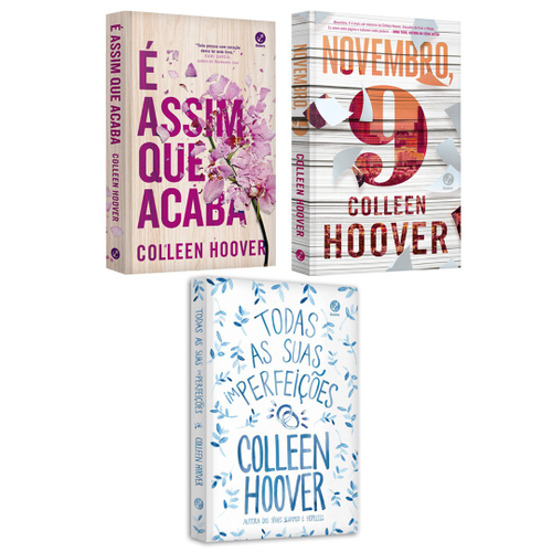 Kit Com 9 Livros Da Colleen Hoover De Sua Escolha!