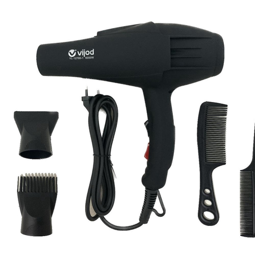 Secador De Cabelo Profissional Iônico 4 Em 1 Turbo 6000w