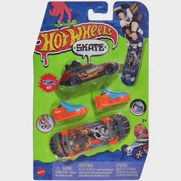 Skate de Dedo com Tênis Multipack Hot Wheels Hgt84 - MP Brinquedos