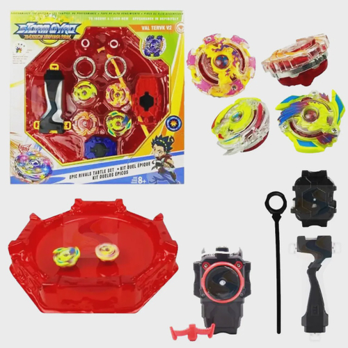 Beyblade 4 In 2 Com Luz + 4 Beyblade + 2 Lançadores Arena em Promoção na  Americanas