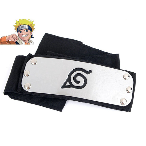 Bolsa Naruto Aldeia da folha Preta Transversal