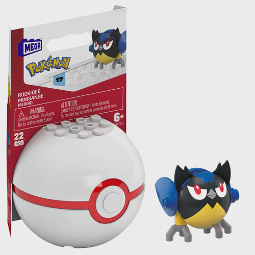 Brinquedo Pokemon - Mega Construx Pokebola + Pokemon em Promoção