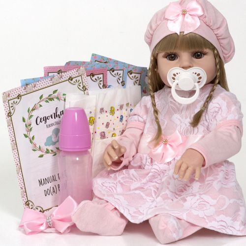 Boneca Bebê Reborn Menina Recém-nascida, INTEIRA EM SILICONE - Artigos  infantis - Setor Bueno, Goiânia 1255009486