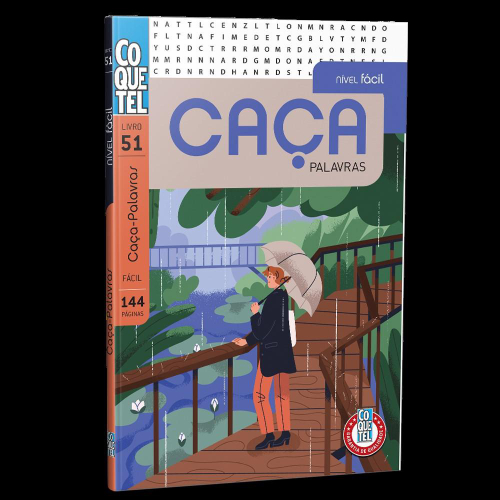 Livro Coquetel Caça-palavras nível fácil Ed 52