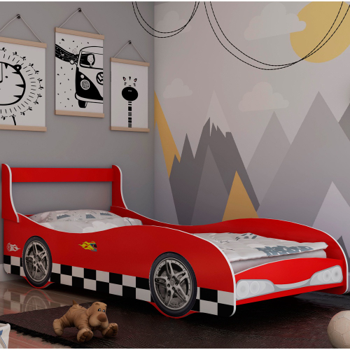 Cama Carro Bloom Infantil Menina Cor Rosa - De A-Z E-Shop