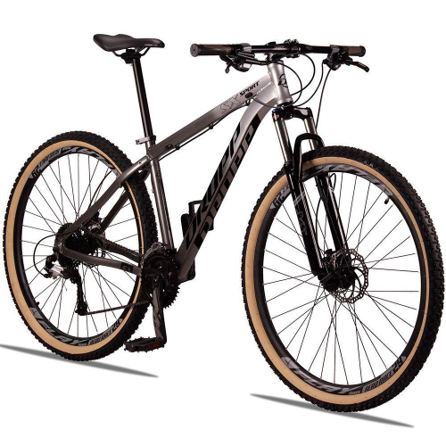 Bicicleta Aro 29 Alfameq ATX 27v Hidráulico K7 e Trava Preto com