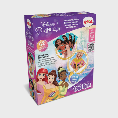 Kit 3 Jogos Princesas Disney Dominó QuebraCabeça e Bingo Toyster