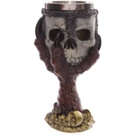 Caneca de Bebida de Aço Inoxidável com Crânio e Garras Duplas - Medieval