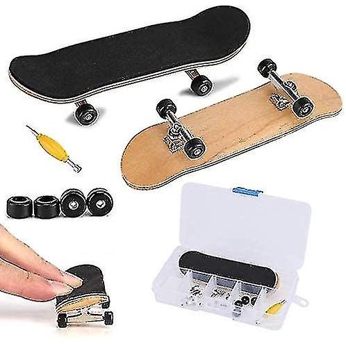 Kit 5 Skate De Dedo Infantil Profissional Mini Fingerboard Metal