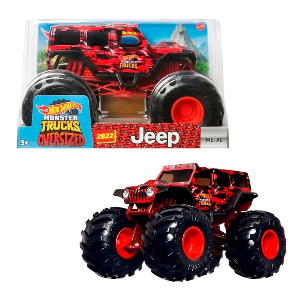 Monster Trucks - Carrinho 1/24 - Hot Wheels - Mattel