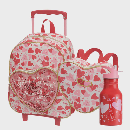 Kit 2 Garrafas De Água Rosa We Lovely Bears 2L E 700Ml em Promoção na  Americanas