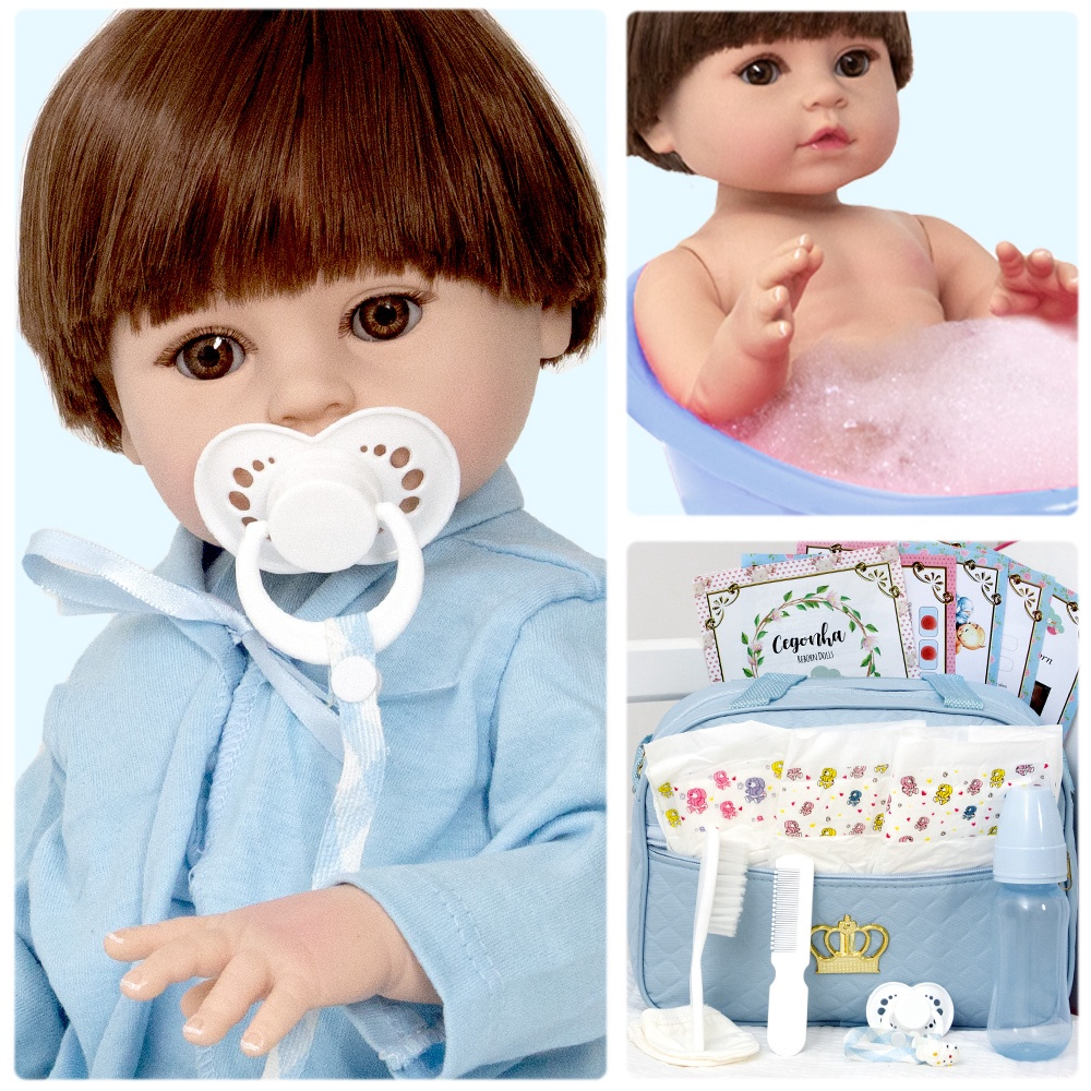 Bebe Reborn Menino Recém Nascido Promoção - Bebes Reborn e Brinquedos  Inovadores