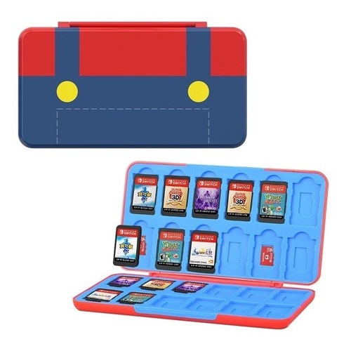 Case Pokebola Porta Cartuchos Nintendo Switch Porta cartão de jogo