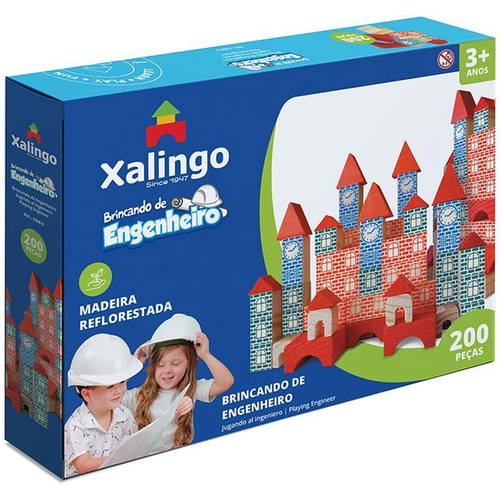 Jogo de Montar Brincando de Engenheiro ii 53 Peças Xalingo - 5276.5 no  Shoptime