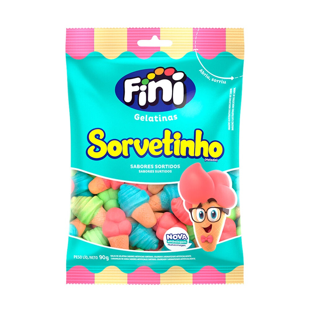 Fini Sorvete Ice Cream Bala Gelatina 250g - 1 Unidade - Empório das  Lembrancinhas / Belas Cores