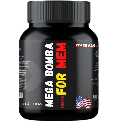 Novo Mega For Men Massa Muscular 500mg Itaervas em Promoção na Americanas