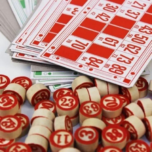 JOGO BINGO 90 PEDRAS DE MADEIRA NUMERADAS CARTELA MARCADORES SACO PARA  SORTEIO - IM42068