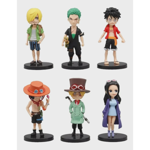 Kit Lote De Bonecos Miniaturas One Piece Anime 8 Cm K7