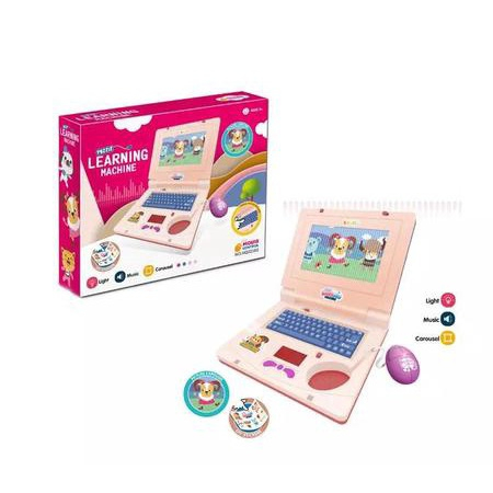 Brinquedo Laptop Notebook Infantil Musical Com Som E Luzes Jogos